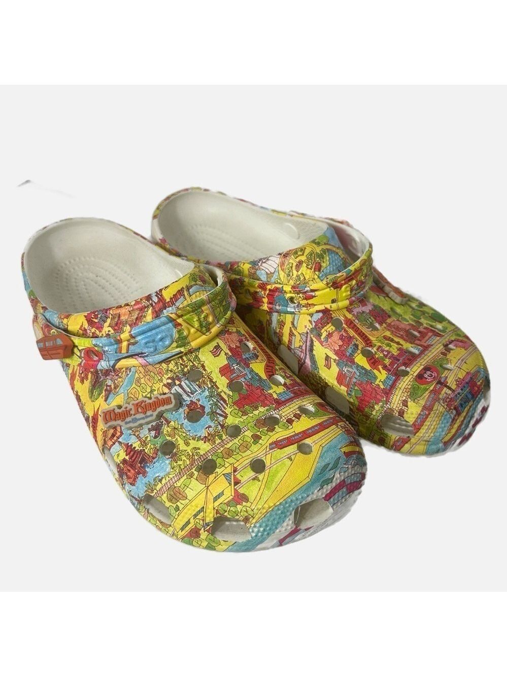 Disney Parks 50th Magic Kingdom Vault Retro Clogs Adult Crocs Make 10 Women 12